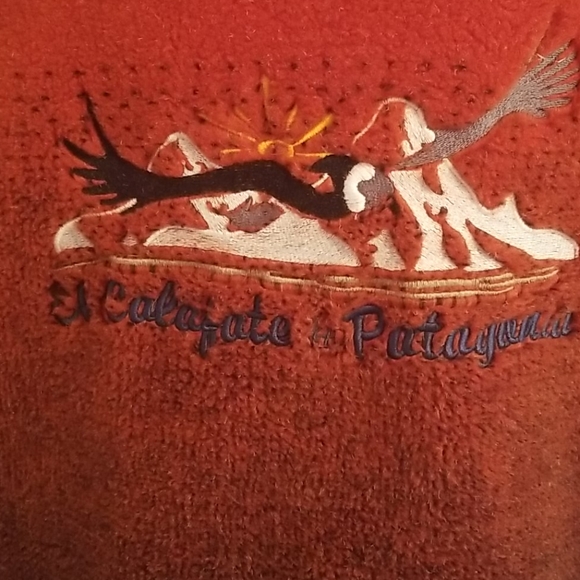 Patagonian Vest! Men’s Medium, color: burnt orange with embroidered back NWOT - Picture 2 of 6